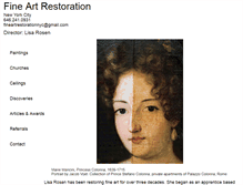 Tablet Screenshot of fineartrestorationnyc.com
